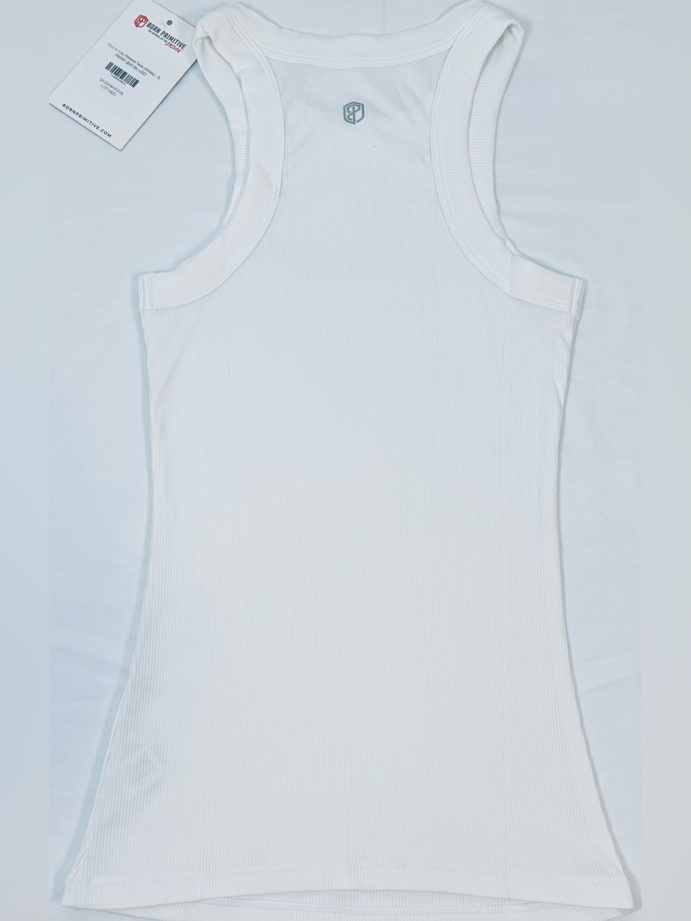 NWT Born Primitive Day to Day Ribbed Tank white woman’s size small